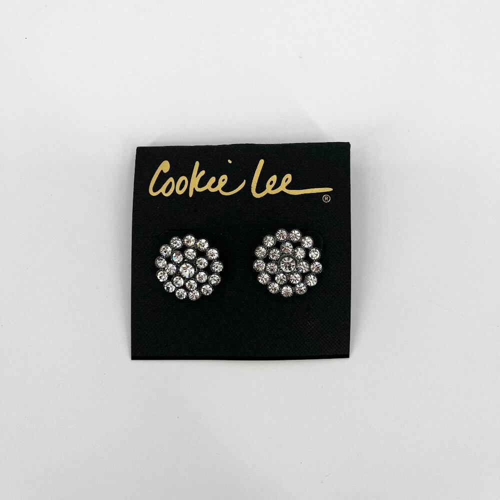cookie lee genuine crystal earring
